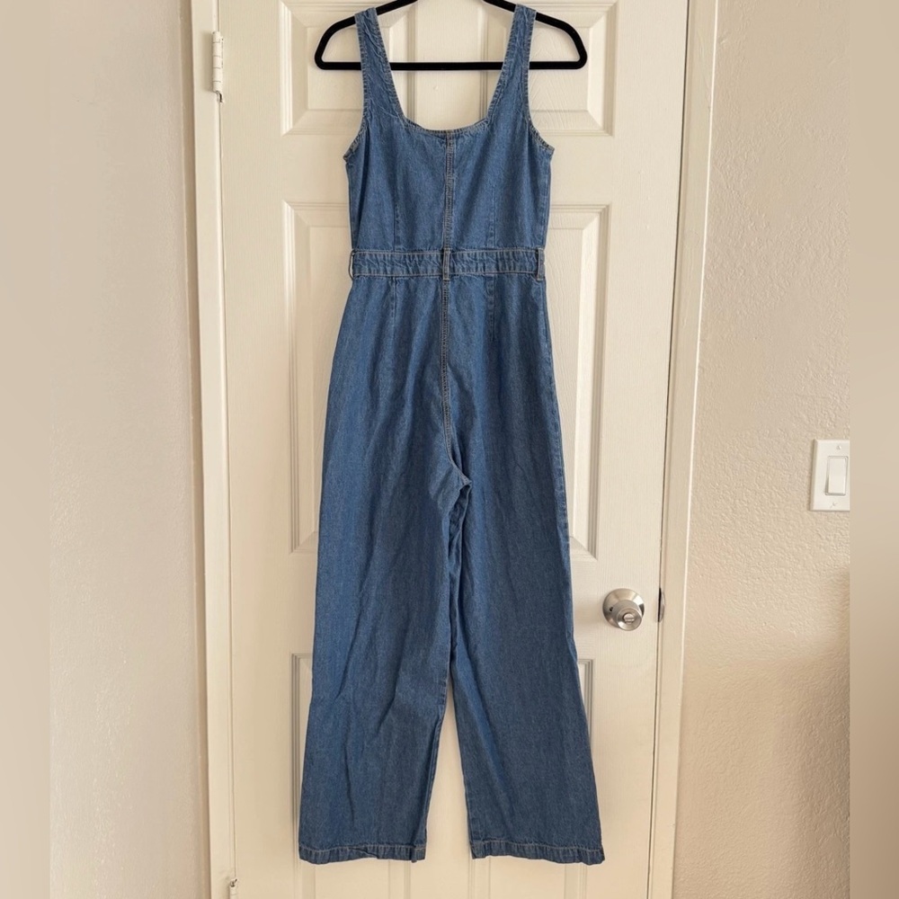 Sincerely Jules Light Blue Denim Jumpsuit - Picture 3 of 4